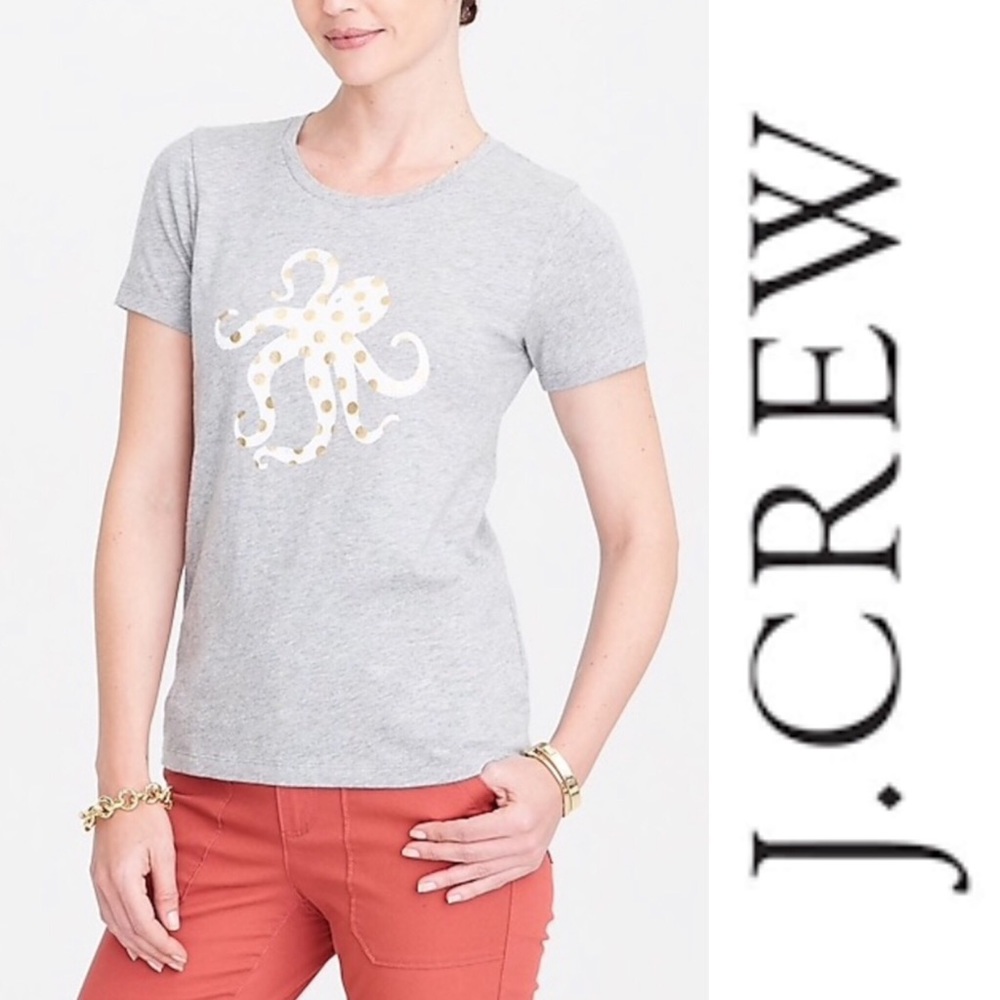 J. Crew Octopus collector Tee In S